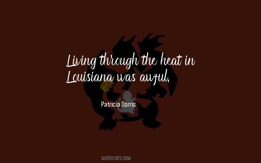 Patricia Norris Quotes #9492