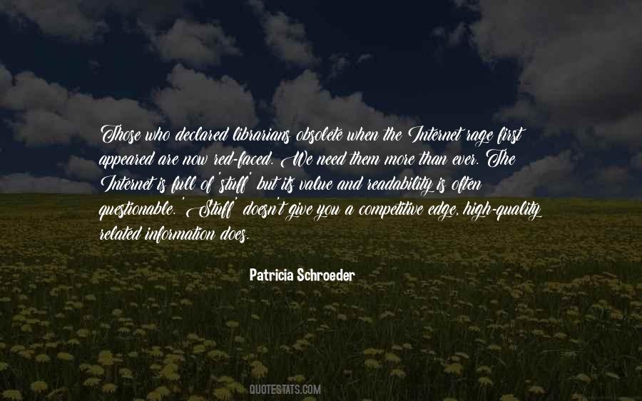 Patricia Schroeder Quotes #210964