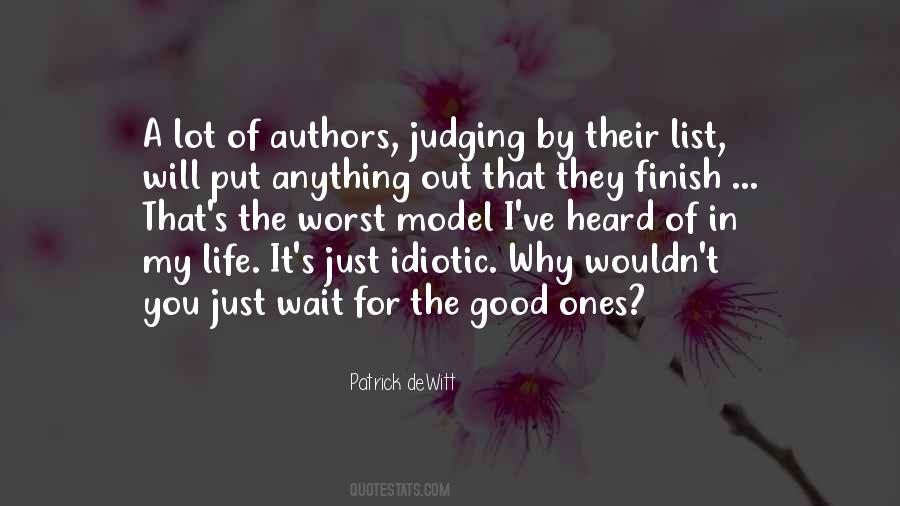 Patrick DeWitt Quotes #430733