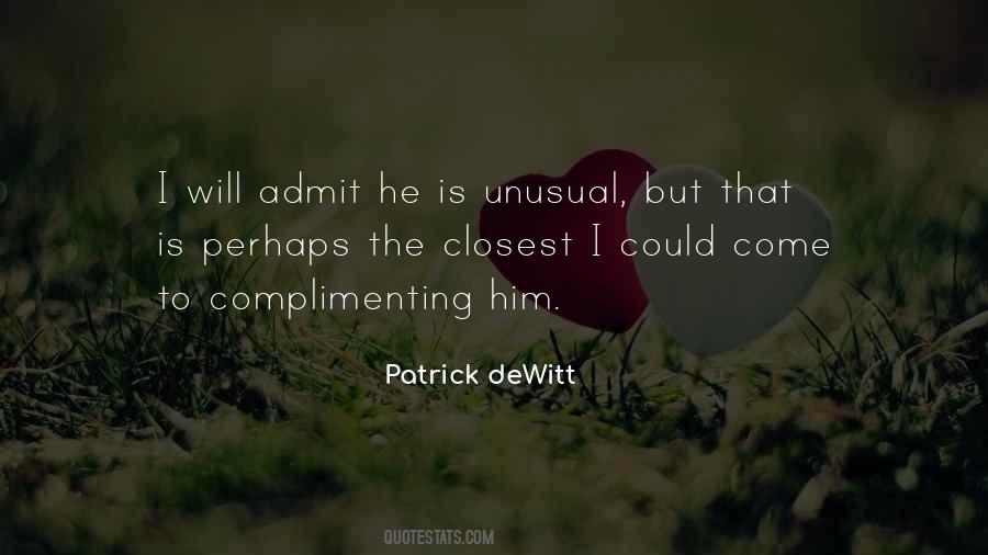 Patrick DeWitt Quotes #914053