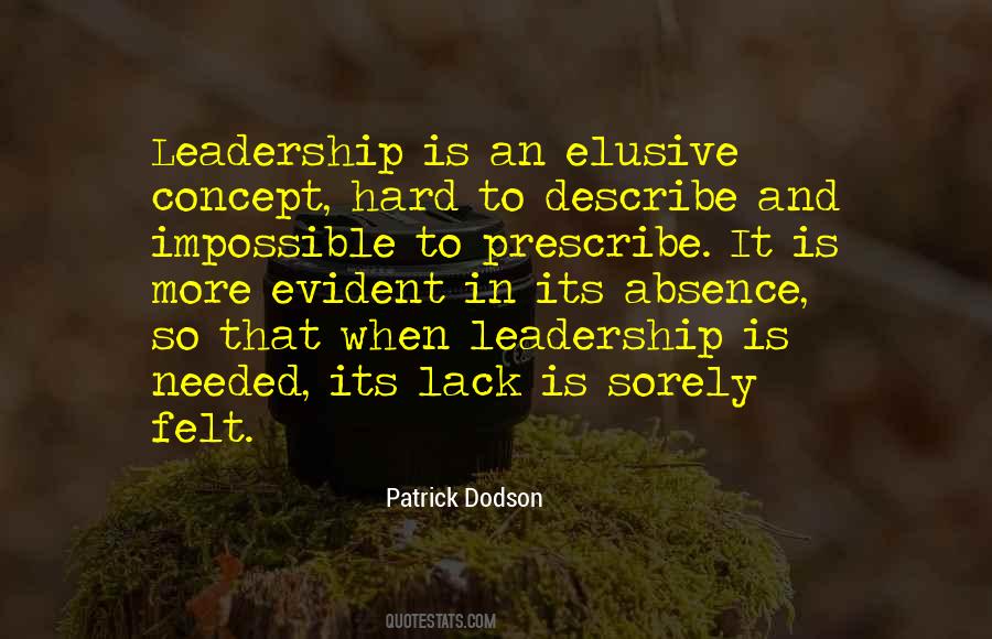 Patrick Dodson Quotes #768829