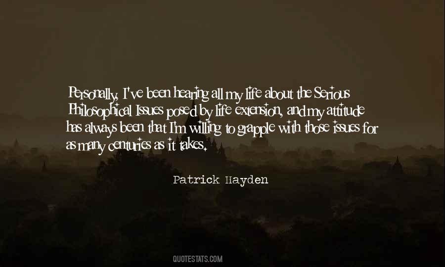 Patrick Hayden Quotes #931824