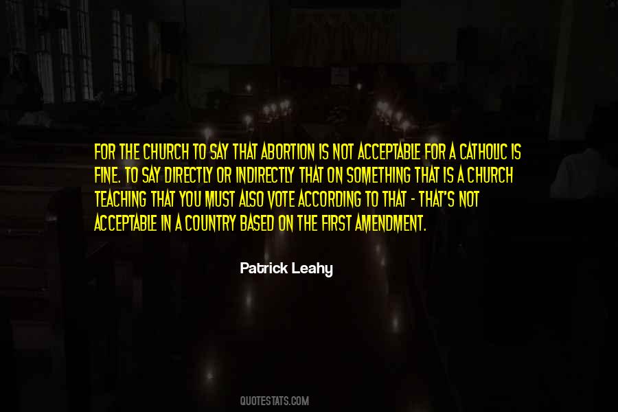 Patrick Leahy Quotes #501740