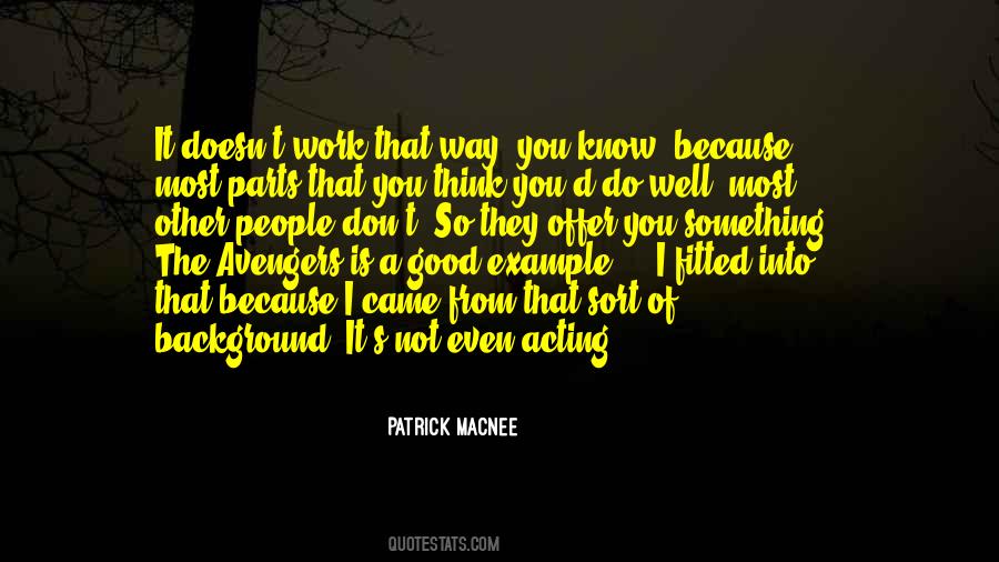 Patrick Macnee Quotes #26760