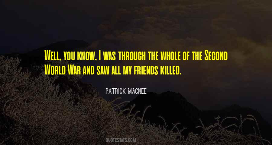 Patrick Macnee Quotes #780500