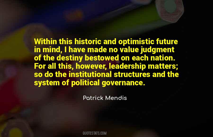 Patrick Mendis Quotes #1330768