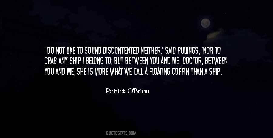 Patrick O'Brian Quotes #1578067