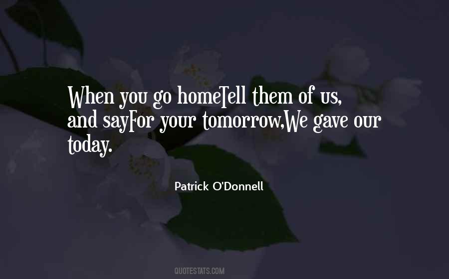 Patrick O'Donnell Quotes #1845748