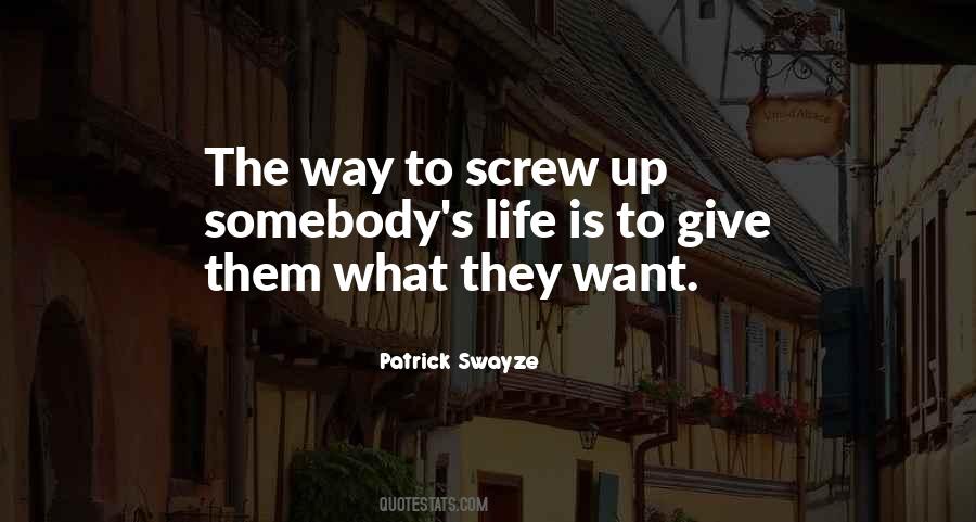Patrick Swayze Quotes #157244