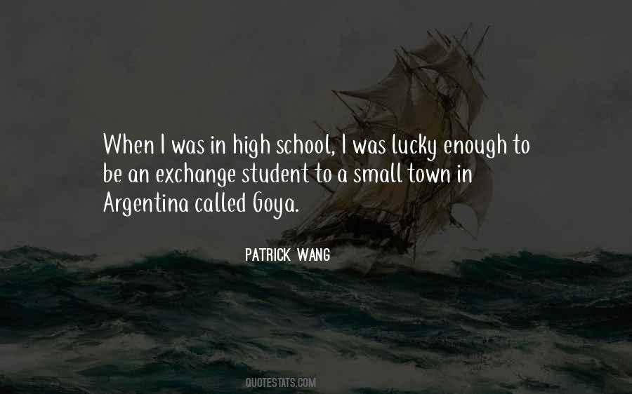 Patrick Wang Quotes #309539