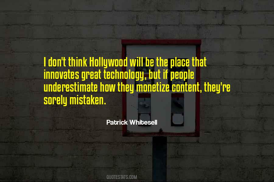 Patrick Whitesell Quotes #136077