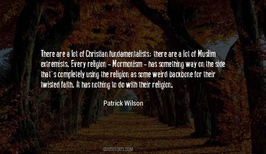 Patrick Wilson Quotes #14149