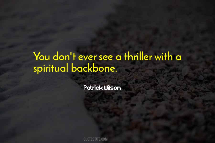 Patrick Wilson Quotes #513204
