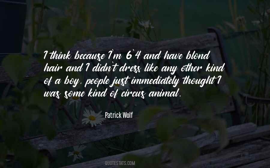 Patrick Wolf Quotes #559848