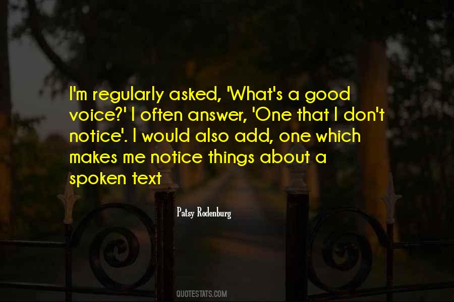 Patsy Rodenburg Quotes #1504544