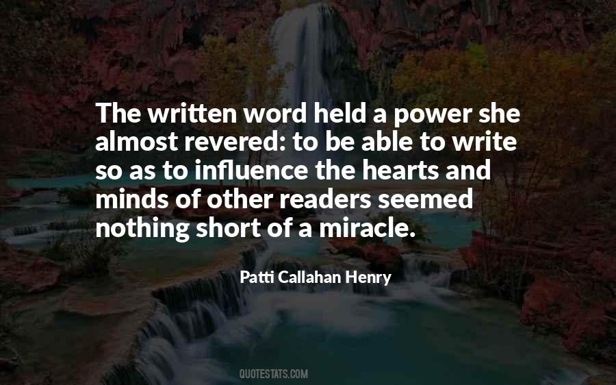 Patti Callahan Henry Quotes #351974