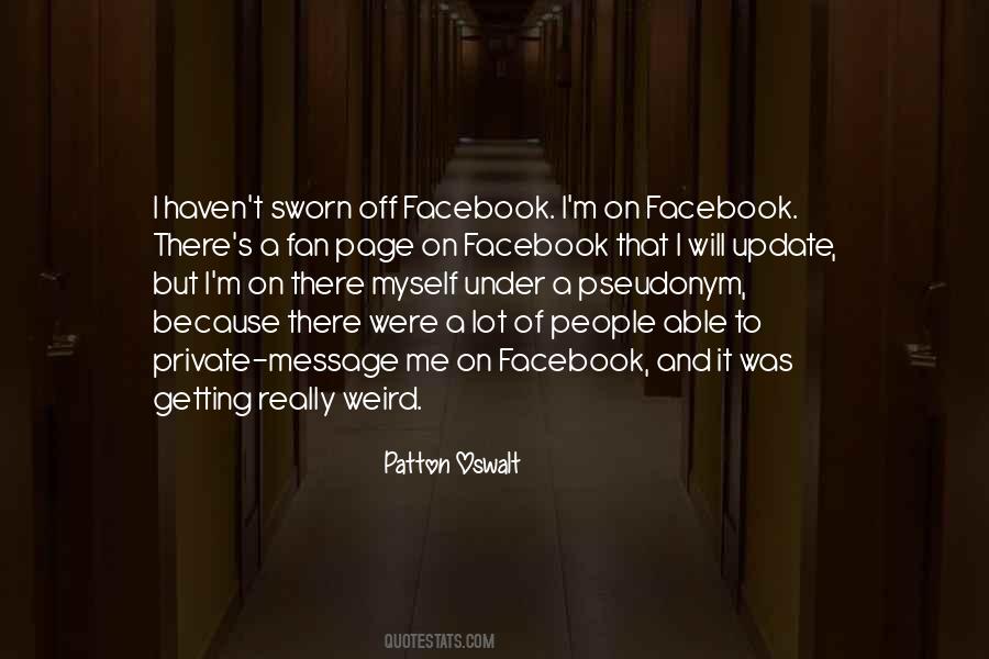 Patton Oswalt Quotes #1378093