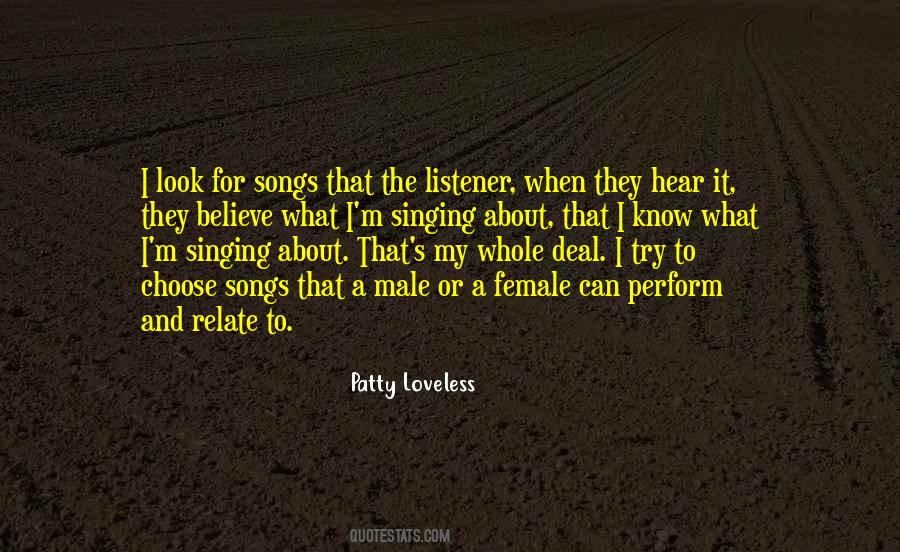 Patty Loveless Quotes #737675