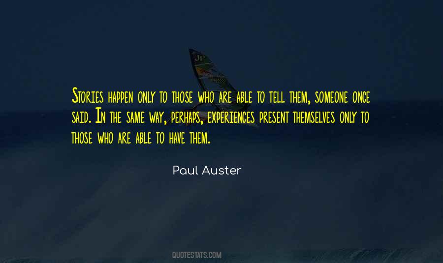 Paul Auster Quotes #194207