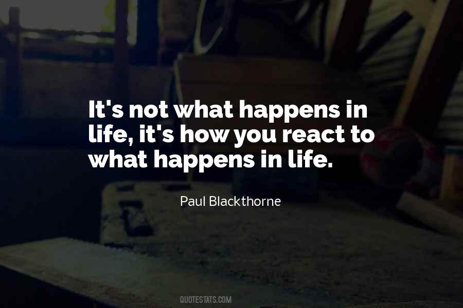 Paul Blackthorne Quotes #638626