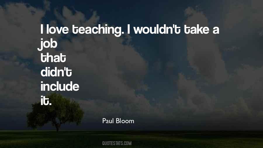 Paul Bloom Quotes #252918