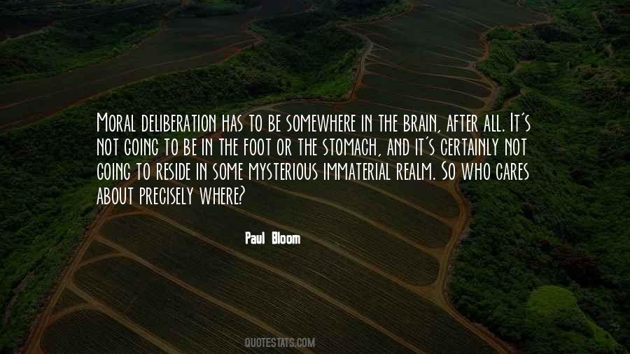 Paul Bloom Quotes #291312