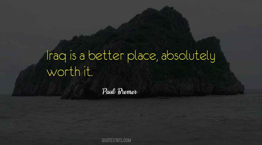 Paul Bremer Quotes #900107