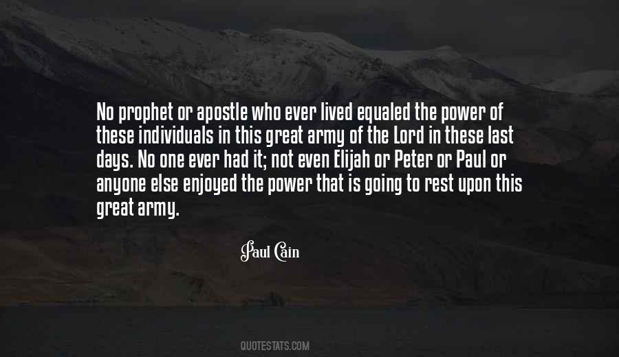 Paul Cain Quotes #1355894