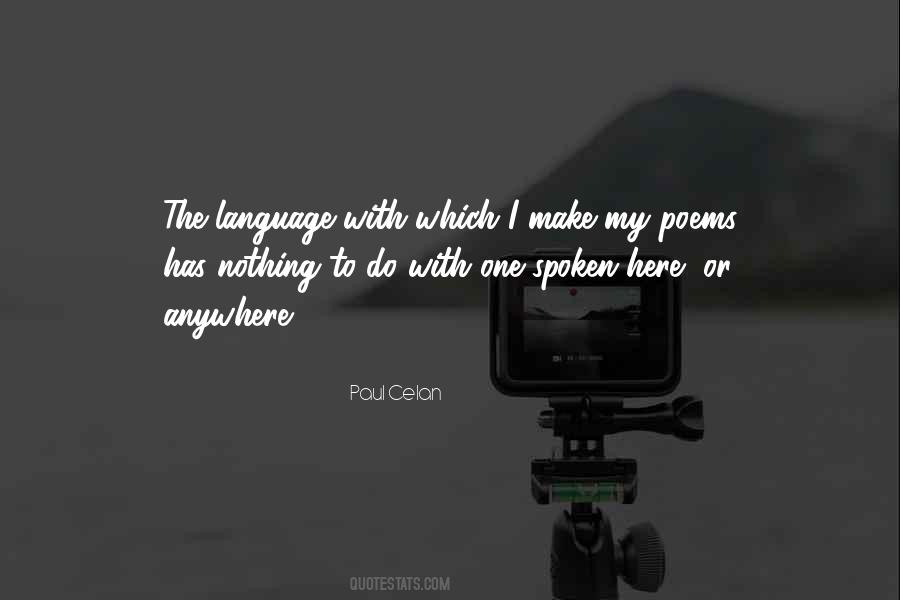 Paul Celan Quotes #1852044
