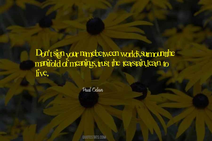 Paul Celan Quotes #694069