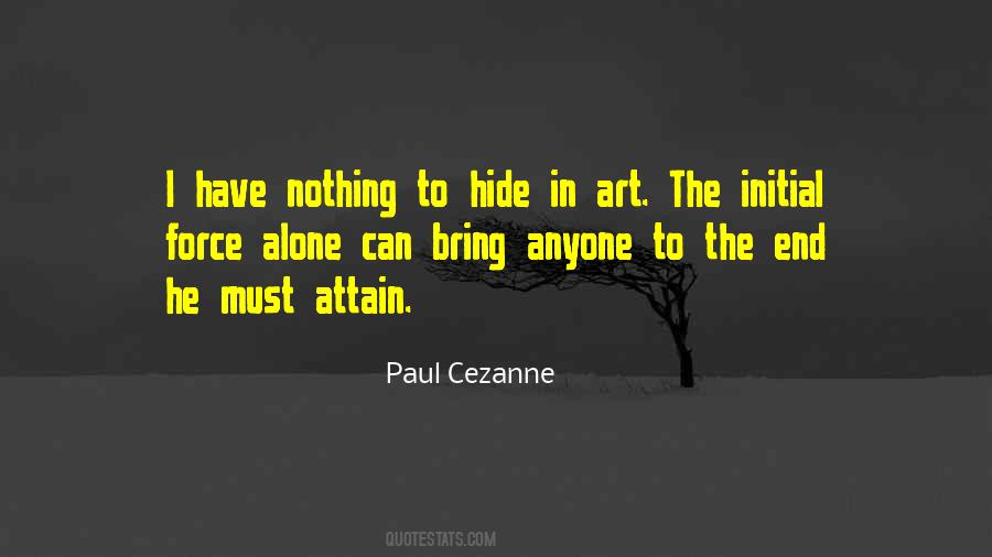 Paul Cezanne Quotes #1868475