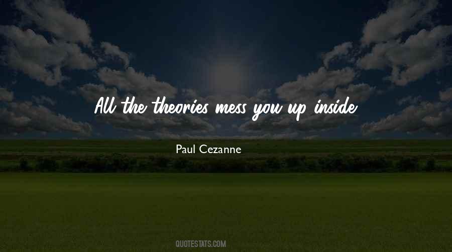 Paul Cezanne Quotes #35410