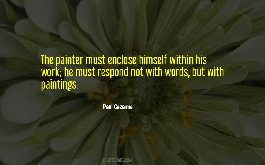 Paul Cezanne Quotes #591903