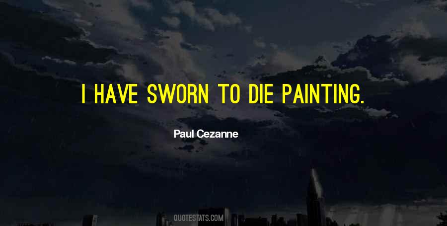 Paul Cezanne Quotes #977693