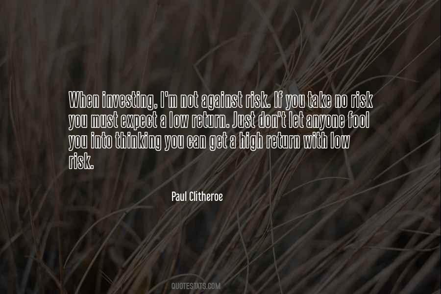 Paul Clitheroe Quotes #161179