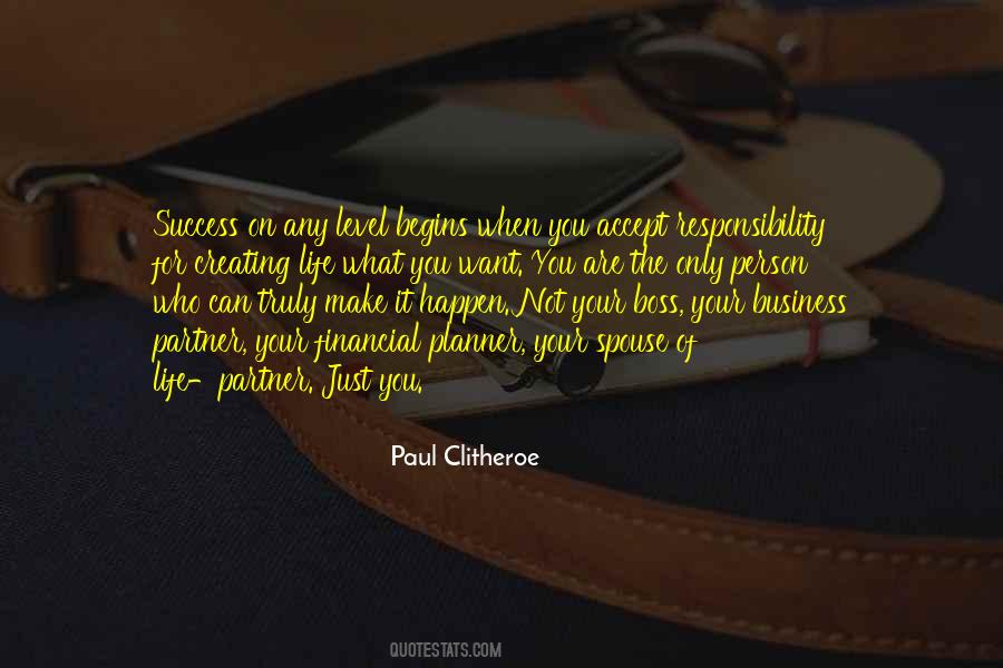 Paul Clitheroe Quotes #17336
