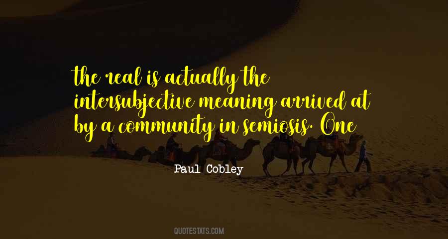 Paul Cobley Quotes #1462860