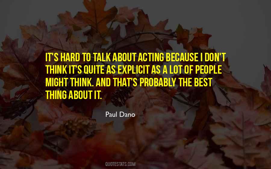 Paul Dano Quotes #375852