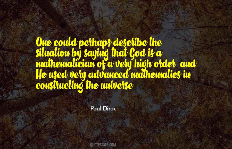 Paul Dirac Quotes #341414