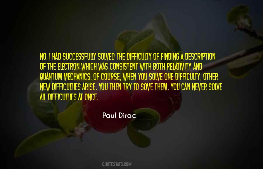 Paul Dirac Quotes #811384