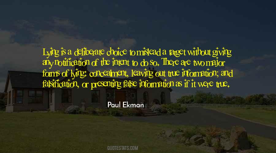 Paul Ekman Quotes #1621682