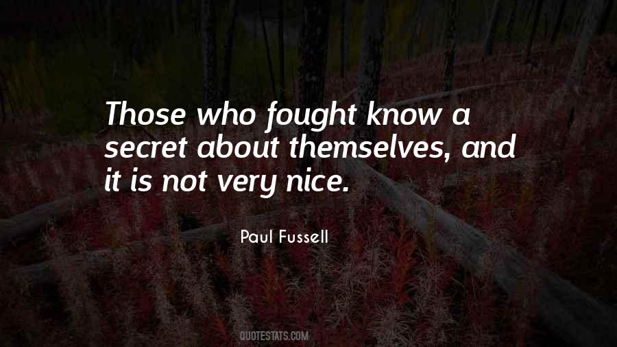 Paul Fussell Quotes #1407436