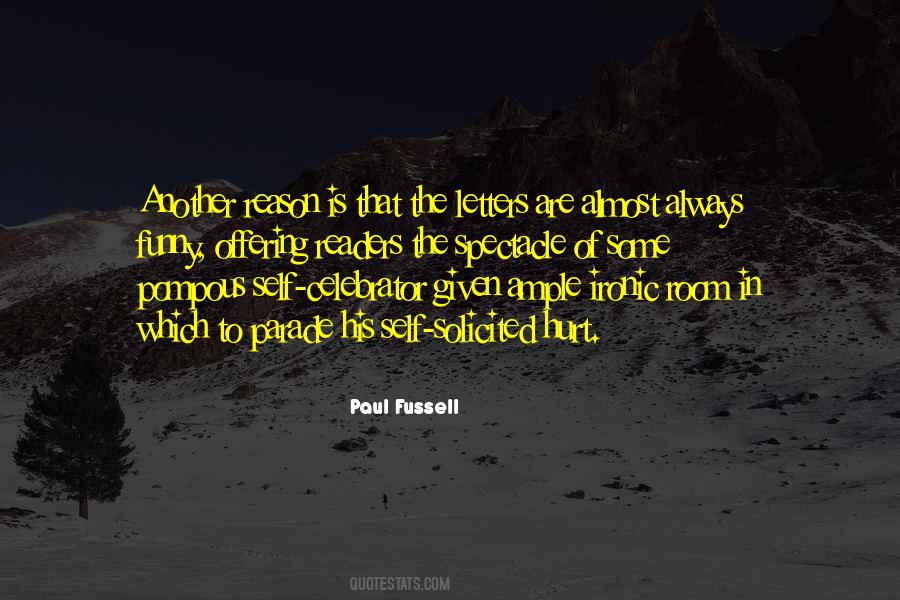 Paul Fussell Quotes #1819315