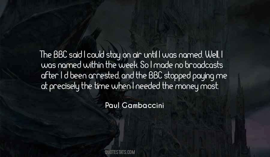 Paul Gambaccini Quotes #279642