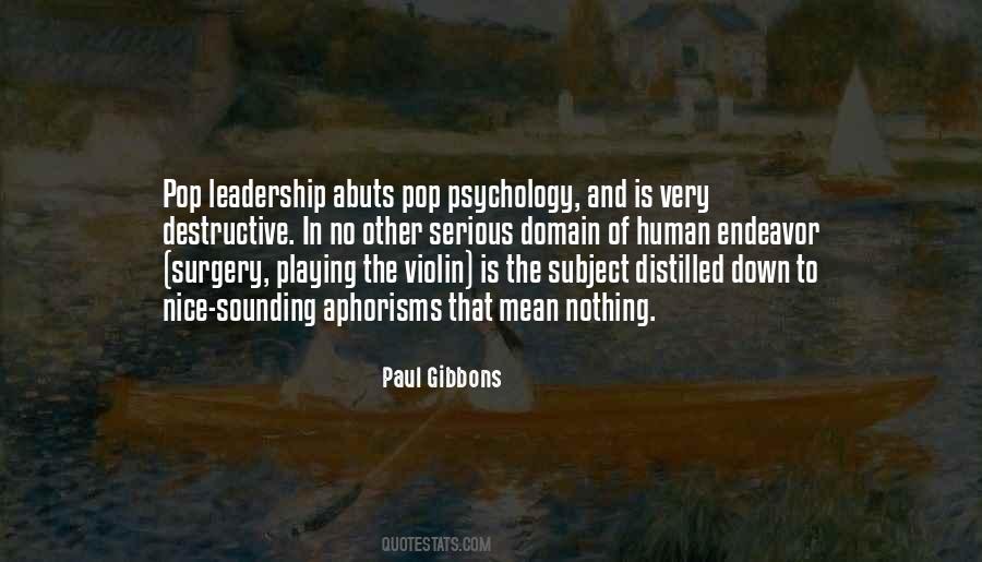 Paul Gibbons Quotes #675336