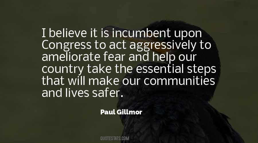 Paul Gillmor Quotes #105994