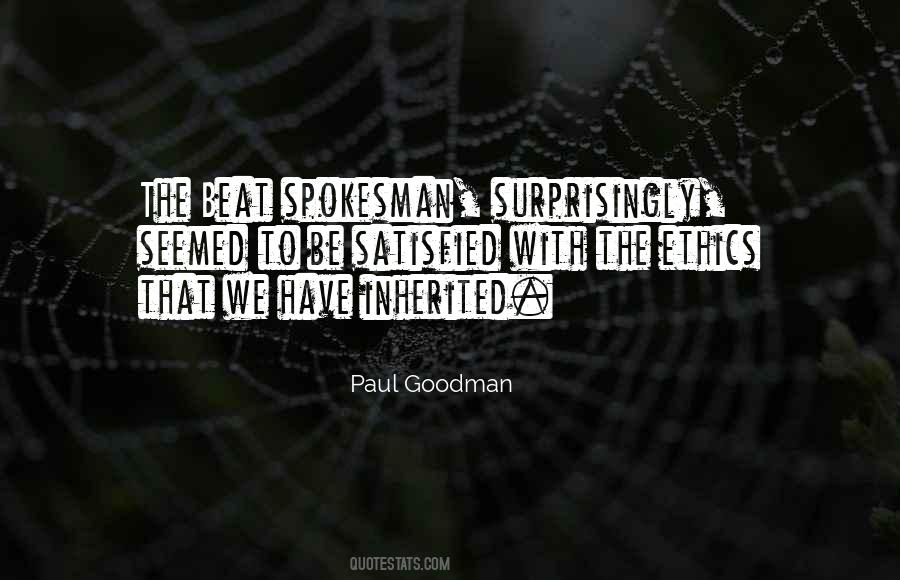 Paul Goodman Quotes #1392640