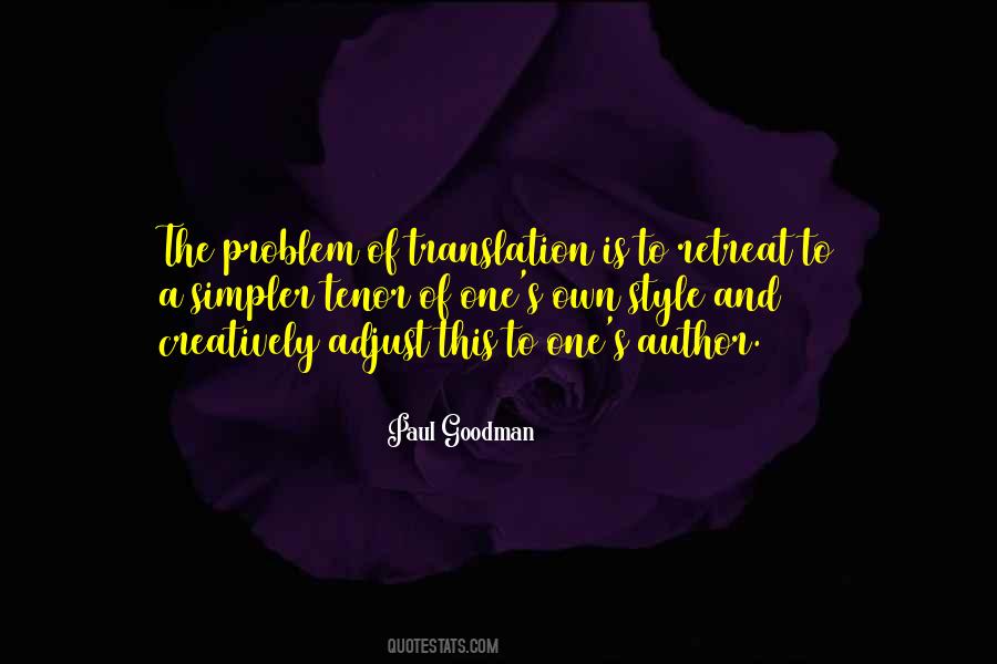 Paul Goodman Quotes #1660869