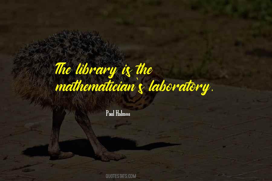 Paul Halmos Quotes #86926