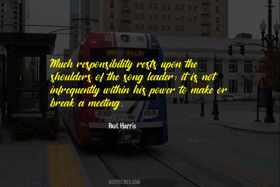 Paul Harris Quotes #1689707